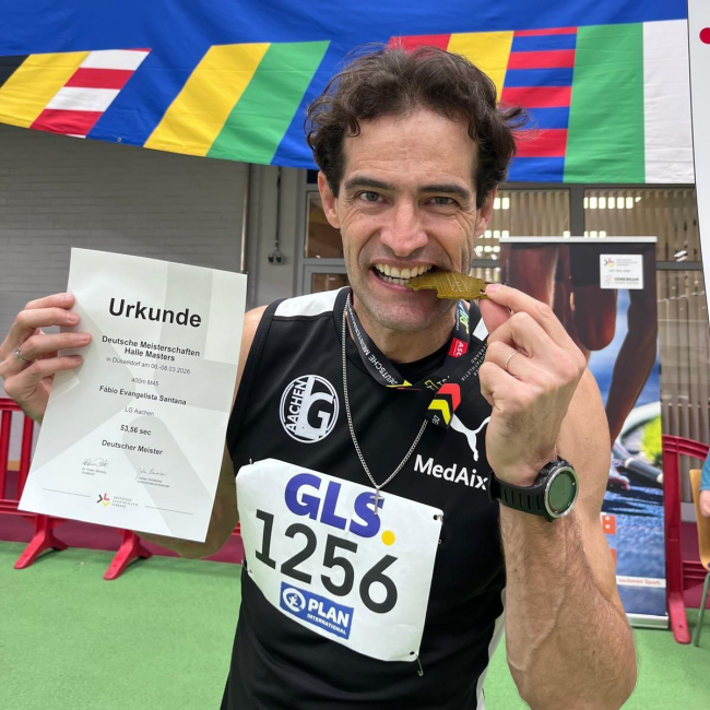 Fabio zweifacher Deutscher Meister